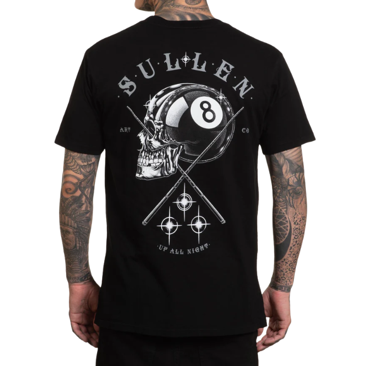 S/S TRAGIC EIGHTBALL - BLK